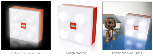 Brique Lego Lumineuse, la lampe de chevet pour enfant
