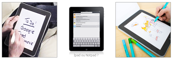 NotPad, le calepin Ipad