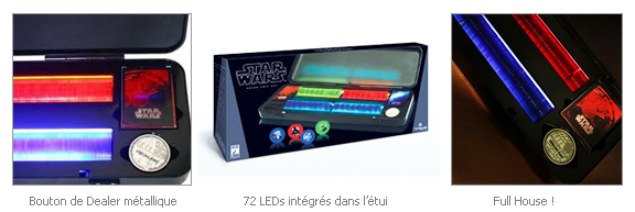 Set de Poker Star Wars Prestige, le kit Star wars de Poker