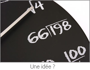 Horloge X, l'horloge mathématique