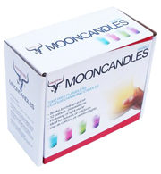 Moon Candles, bougies à flammes éternelles