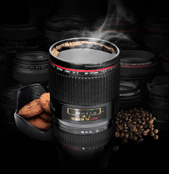 Mug Objectif Photo, la tasse en forme d'objectif d'appareil photo